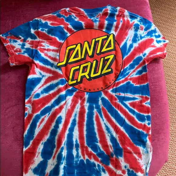 santa cruz boardwalk tie dye t shirt - Picture 2 of 2